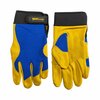Forney Hydra-Lock Utility/MP Cowhide Work Gloves Menfts L 53154